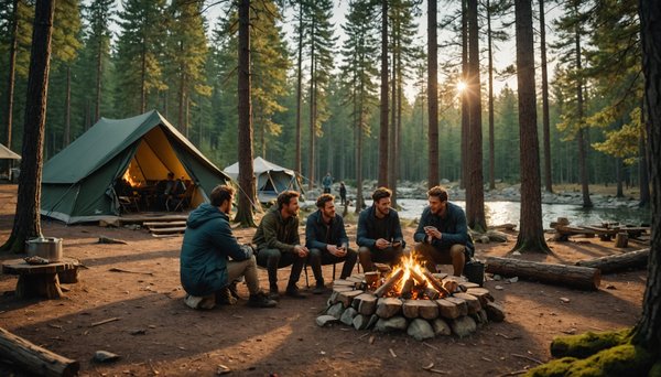 Comment choisir un emplacement de camping idéal pour un groupe d'amis