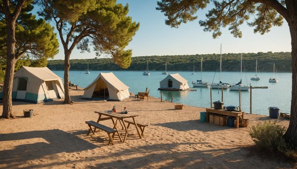 Où camper près de l'étang de thau dans l'hérault ?