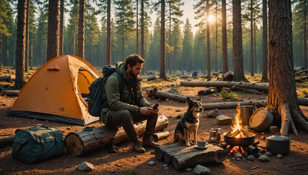 Voyager en camping avec son animal de compagnie : ce qu'il faut savoir avant de partir