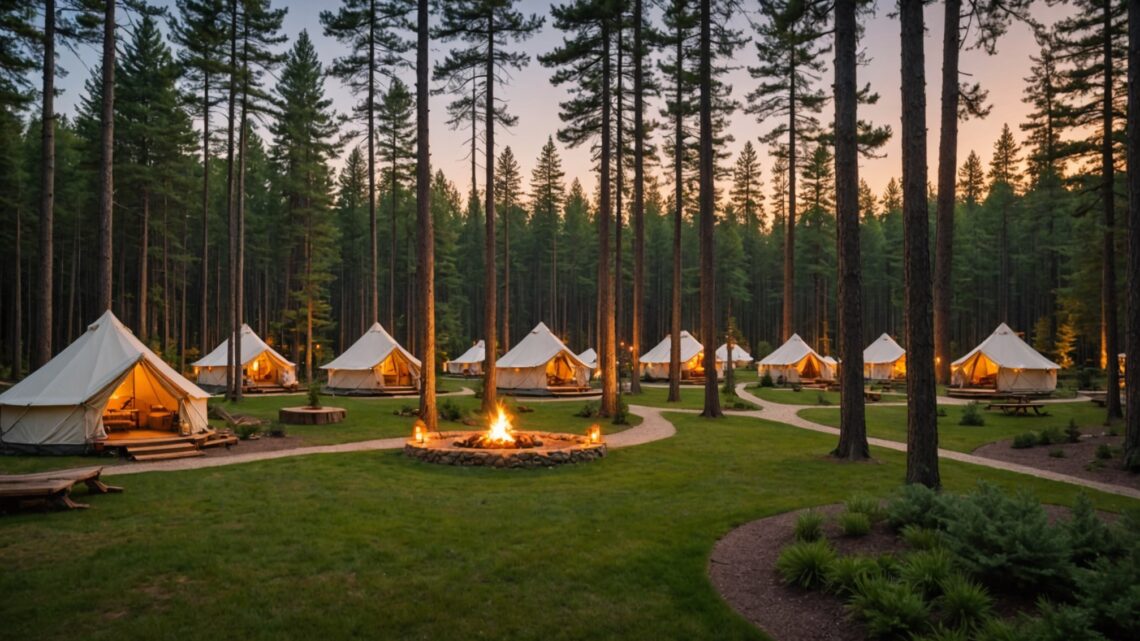 Les meilleures destinations de camping en France sur terrain privé