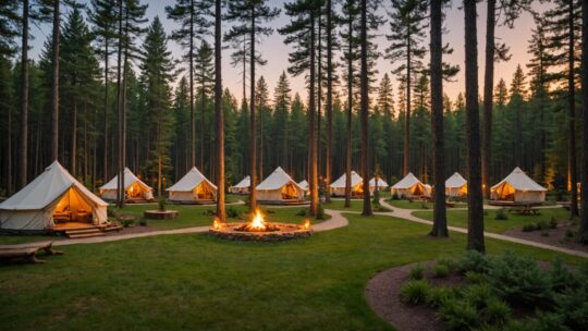 Les meilleures destinations de camping en France sur terrain privé
