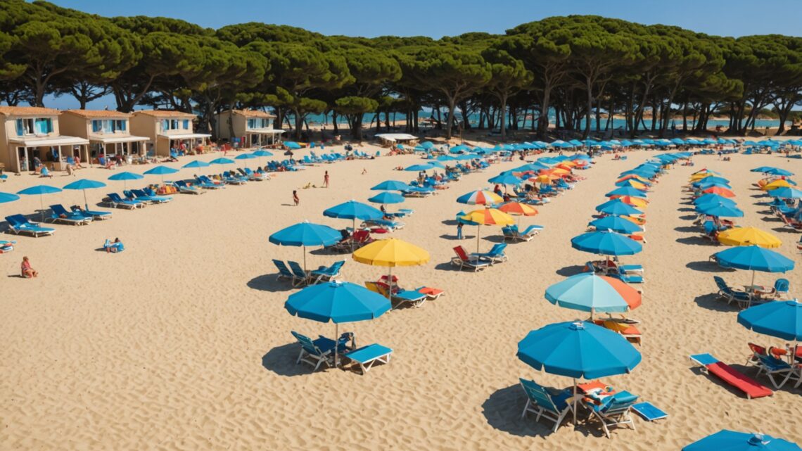 Profitez de la plage et des services du Camping Le Nauzan Plage Saint-Palais-sur-Mer
