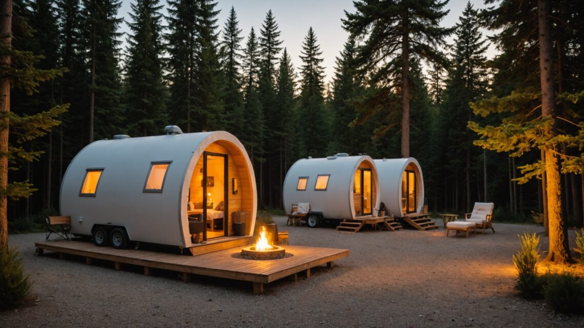 Profitez du confort ultime avec un camping offrant des sanitaires privés sur chaque emplacement