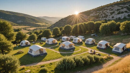 Top 5 des campings avec emplacement à louer dans la Drôme